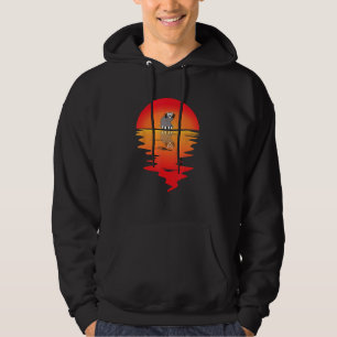 Vintag Madagascar Animal Sunset Niedlich Lemur Mon Hoodie