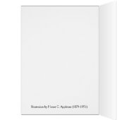 Vintag - Mädchen, denen ein Hund folgt, (Innen (Links))