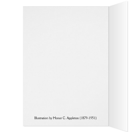 Vintag - Mädchen, denen ein Hund folgt, (Innen (Links))