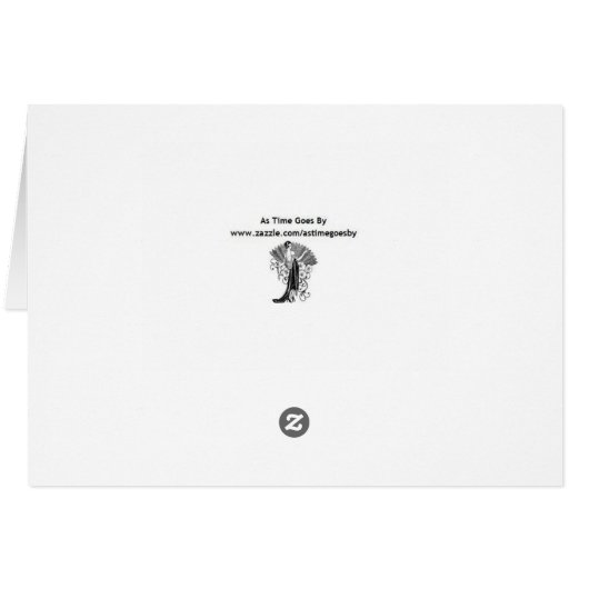 Vintag - Mädchen u. freche Dackeln, (Rückseite Horizontal)