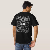 Vintag Made in 1948 Retro Classic T-Shirt (Schwarz voll)