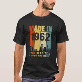 Vintag Made in 1962 Limited Edition 60 Years Bein T-Shirt