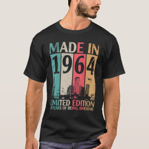 Vintag Made in 1964 Ltd Edition 58 Jahre alt sein T-Shirt