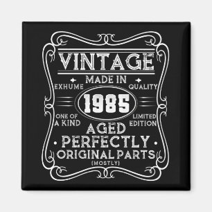 Vintag Made in 1985 Retro Classic Magnet