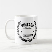Vintag Made in.. Meme-Tasse Kaffeetasse (Links)