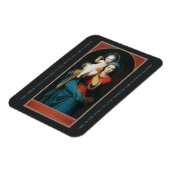 VINTAG MADONNA UND CHRISTKIND MAGNET (Linke Seite)