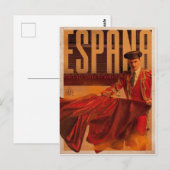Vintag Madrid Matador Postkarte (Vorne/Hinten)