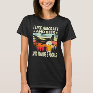 Vintag mag ich Flugzeuge und Bier und vielleicht 3 T-Shirt
