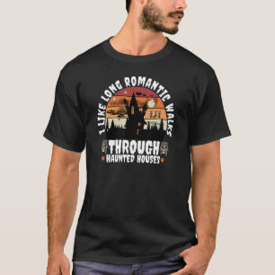 Vintag mag ich lange romantische Spaziergänge durc T-Shirt