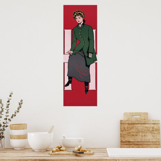 Vintag Magazine Ad Poster (Küche)