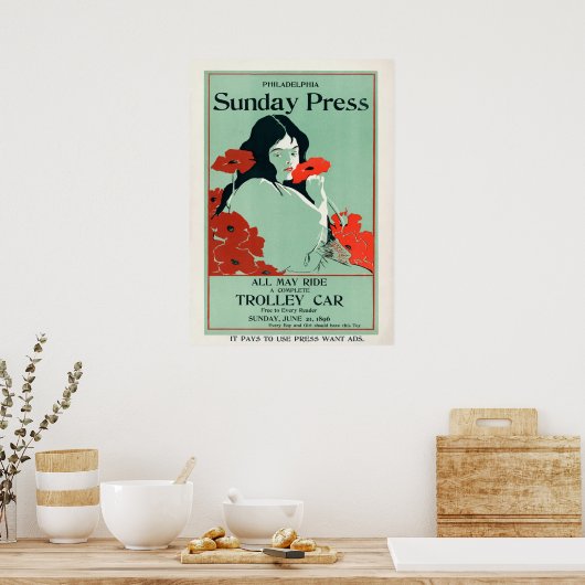 Vintag Magazine Cover Poster (Küche)