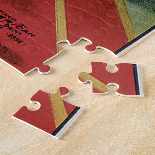 Vintag Magic Jansen Magician Puzzle (Seite)