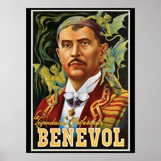 Vintag Magic Poster, Legendary Professor Benevol Poster (Vorne)