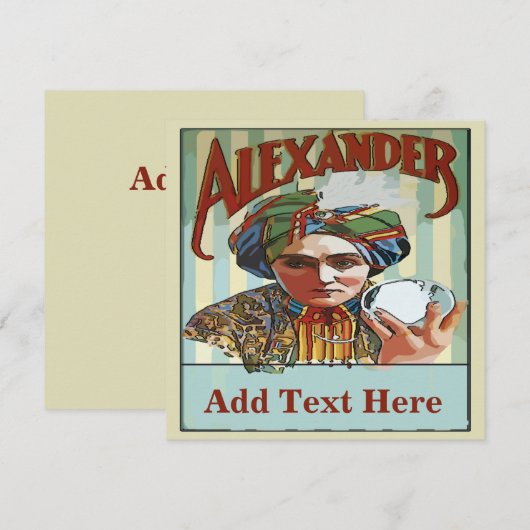 Vintag Magician Poster (Vorne/Hinten)