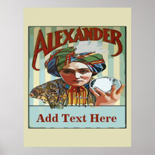 Vintag Magician Poster