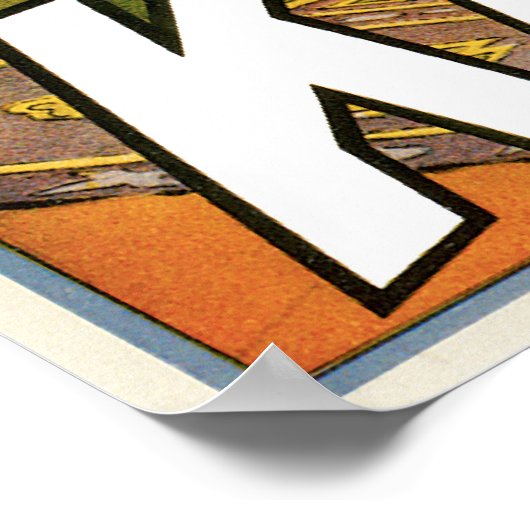 Vintag Magie Poster Art (Ecke)