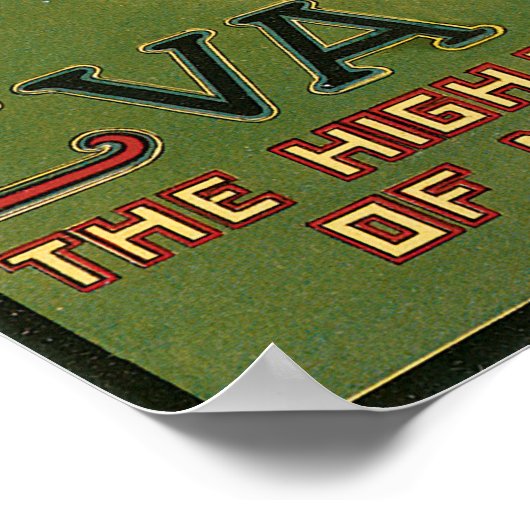 Vintag Magie Poster Art (Ecke)