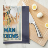 Vintag Magisches Poster, Alexander, der Mann, der Geschirrtuch (Viertel Falte)