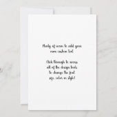 Vintag Magisches Poster, Magier Harry Houdini Einladung (Rückseite)