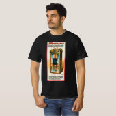 Vintag Magisches Poster, Magier Harry Houdini T-Shirt (Vorne ganz)