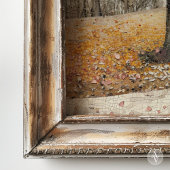 Vintag Magnolia Blossom Mosaik Botanischer Park Poster