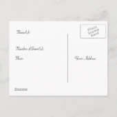 Vintag Magnolia UAWG Postkarte (Rückseite)