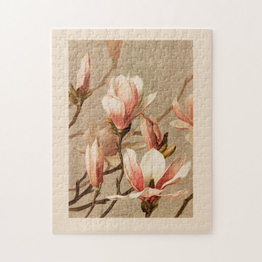 Vintag Magnolias Lithograph Puzzle (Vertikal)