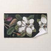 Vintag Magnolische Blume Blüten Badetuch Set (Handtuch)