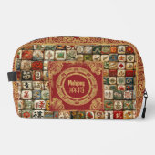 Vintag Mahjong Designs Waschbeutel (Vorderseite)