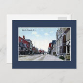 Vintag Main Street Yarmouth Postkarte (Vorne/Hinten)
