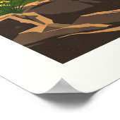 Vintag Maine Poster (Ecke)