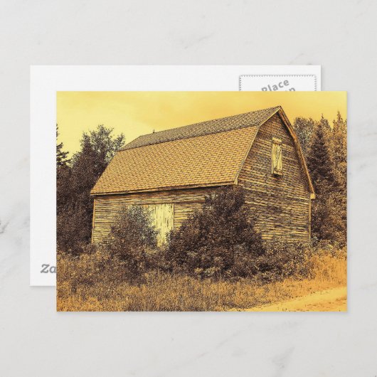 Vintag Maine Postkarte (Vorne/Hinten)