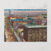 Vintag, Mainstreet, Bridgeport, Connecticut Postkarte (Vorderseite)