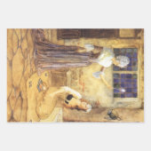 Vintag Mairy Tale Aschenputtel mit Fairy Godmutter Geschenkpapier Set (Vorderseite 2)