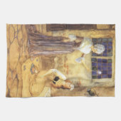 Vintag Mairy Tale Aschenputtel mit Fairy Godmutter Handtuch (Horizontal)