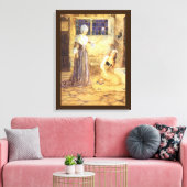 Vintag Mairy Tale Aschenputtel mit Fairy Godmutter Leinwanddruck (Insitu (Wohnzimmer))