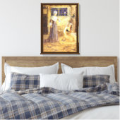 Vintag Mairy Tale Aschenputtel mit Fairy Godmutter Leinwanddruck (Insitu (Schlafzimmer))