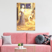 Vintag Mairy Tale Aschenputtel mit Fairy Godmutter Leinwanddruck (Insitu (Wohnzimmer))