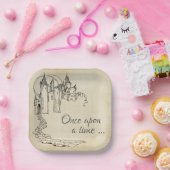Vintag Mairy Tale Princess Napkins Pappteller (Party)