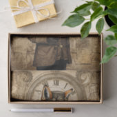 Vintag Majestic Steampunk Fox Seidenpapier (Geschenk)