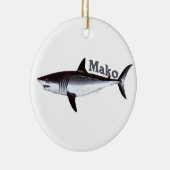 Vintag Mako Shark Keramikornament (Rechts)