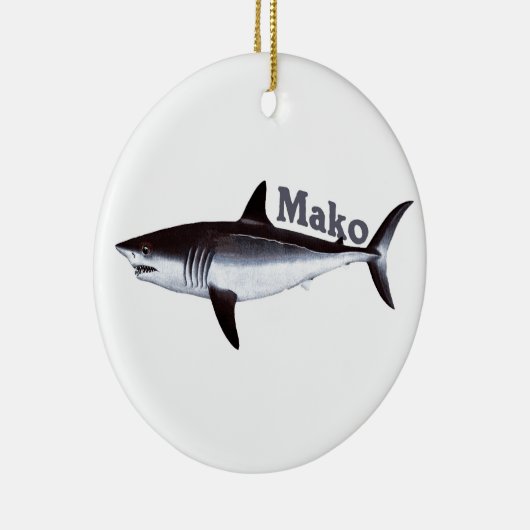 Vintag Mako Shark Keramikornament (Rechts)