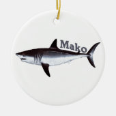 Vintag Mako Shark Keramikornament (Vorne)