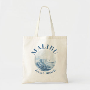 Vintag Malibu California Zuma Beach Waves Vacatio Tragetasche