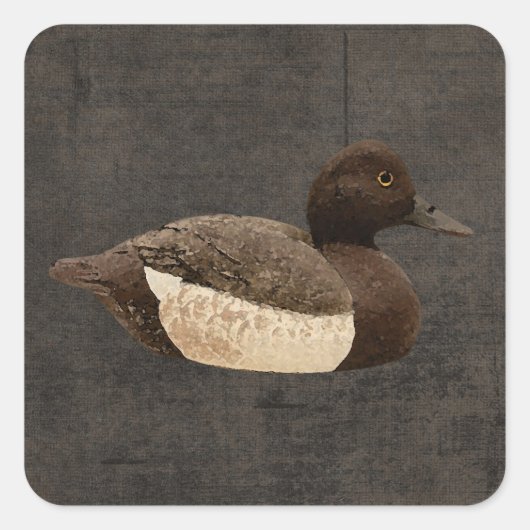 Vintag Mallard Duck Stickers (Vorderseite)