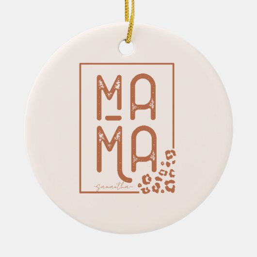 Vintag Mama Keramik Ornament (Vorne)