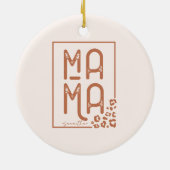 Vintag Mama Keramik Ornament (Hinten)