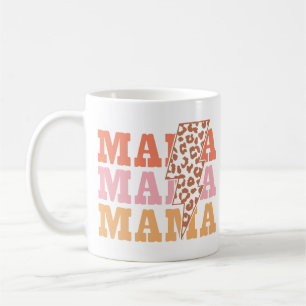 Vintag Mama Leopard Muster Kaffeetasse