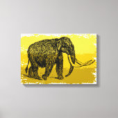 Vintag Mammoth Leinwanddruck (Vorderseite)