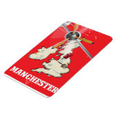Vintag Manchester Travel Poster Magnet (Linke Seite)
